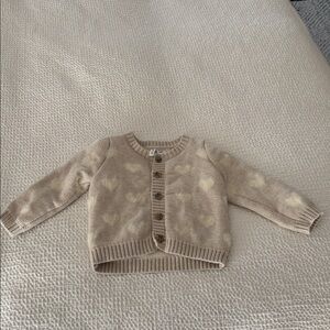 NEW Janie & Jack Cozy Heart Sweater 6-12 Months